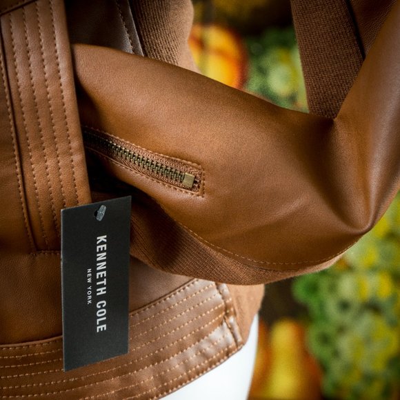 NWT 🌟Host Pick 🌟 Kenneth Cole moto jacket - large - Picture 4 of 12